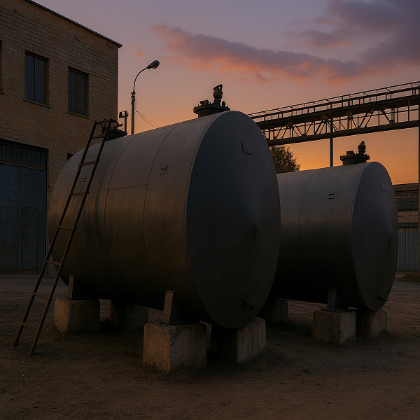 объем горизонтального резервуара